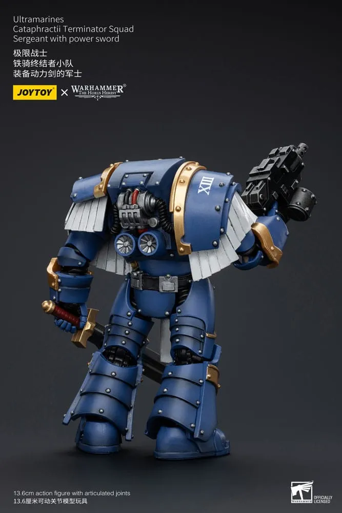 Warhammer The Horus Heresy Action Figure 1/18 Ultramarines Cataphractii Terminator Squad Sergeant with Power Sword 14 cm